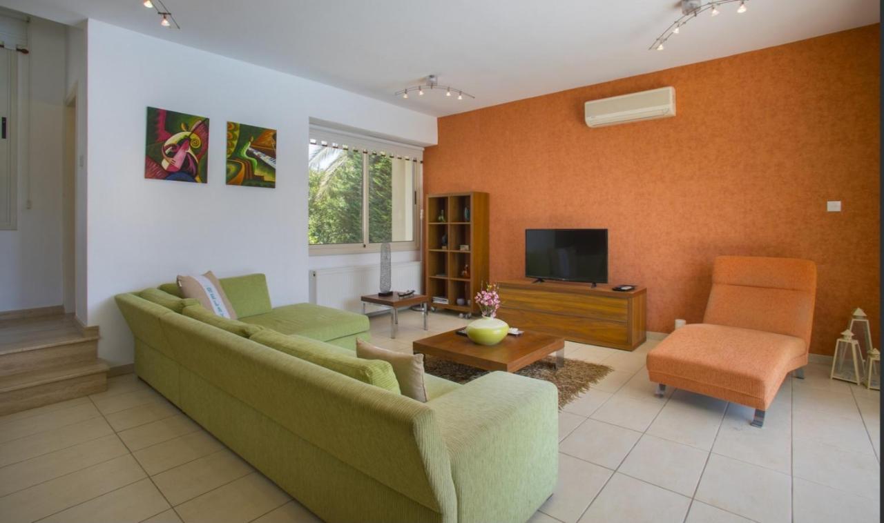 Soothing Sunset Villa With Private Pool, 200M From The Beach Перволия Екстериор снимка